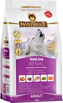 Krmivo pro psa Wolfsblut VetLine Adult Renal Chicken/Sweet Potatoes