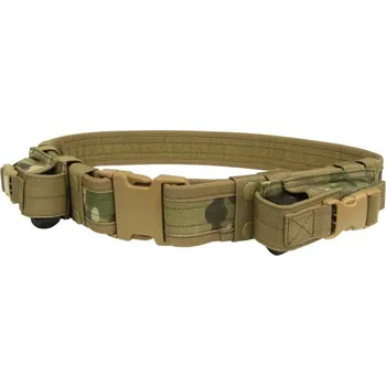 Opasek CONDOR OUTDOOR Opasek taktický 5cm se sumkami na pist. zásobník MULTICAM®