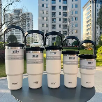 Termohrnek Nerezový termohrnek s dvojitou izolací - Bílá - 1ks,1050 ml