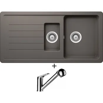 Granitový dřez Granitový dřez SET Schock TOLEDO D-150 Silverstone + Schock COSMO 525122 chrom