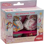 DEKORA Dekorační sada na cupcakes - Unicorn 24ks