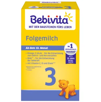 Kojenecká výživa Bebivita 3 instantní pokračovací mléčná výživa 500 g