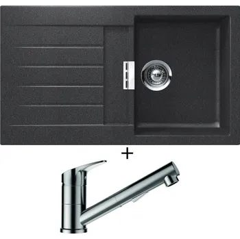 Granitový dřez Granitový dřez SET Schock SIGNUS D-100 Magma + Schock EVINAS 577120 nerez