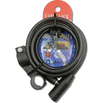 Zámek na kolo Zámek na kolo spirálový 8mm x 180cm