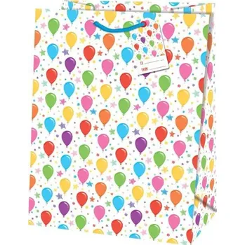 Dárková taška Taška dárková Jumbo matt 44,5 x 33 x 13,7cm TJ - motiv balónky