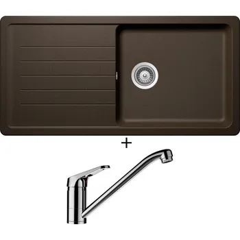 Granitový dřez Granitový dřez SET Schock TOLEDO D-100L Bronze + Schock COSMO 525001 chrom