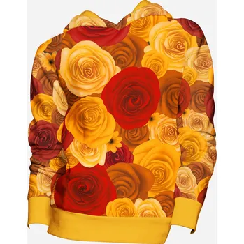 Dámská mikina UTOPY Dámská sportovní mikina Autumn Flowers fullprint Velikost: XXL