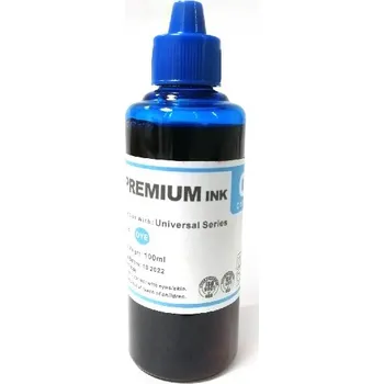 VybavKancl Samostatný inkoust pro plnění kazet HP a Canon, azurový, 100ml