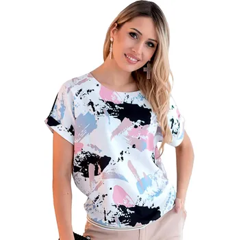 Dámská halenka Dámská vzorovaná halenka 1178_10 Hajdan Barva/Velikost: bílá / XS/S