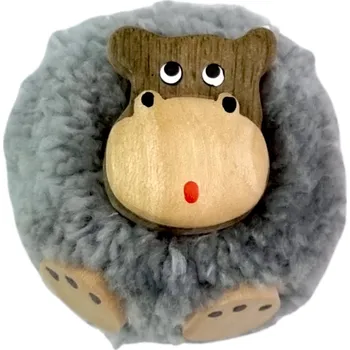 Dekorativní magnet 2Kids Toys Dřevěná magnetka velká pompon Hroch