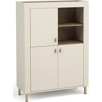 Ložnicová sestava Komoda MOSSA MO5, Kašmír/Dub Whisky