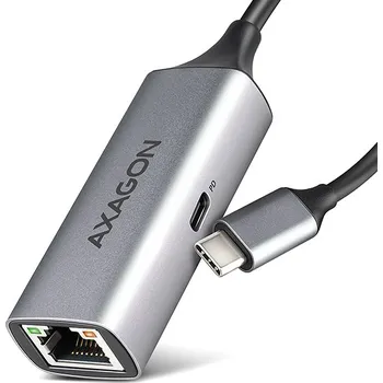 Síťový prvek AXAGON ADE-TXPD, USB-C 3.2 Gen 1 - Gigabit Ethernet síťová karta, Asix AX88179, PD 100W, auto instal