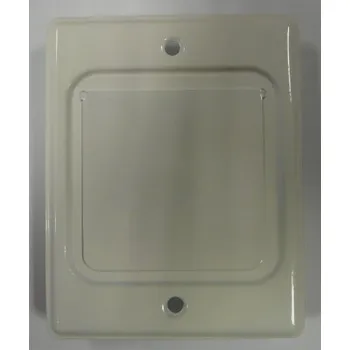 Krytka výfuku kovová - bílá