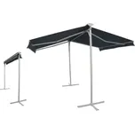 Markýza 4x3m ŠEDÁ (P4512) - volně stojící - SLEVA 3% s kodem radost25