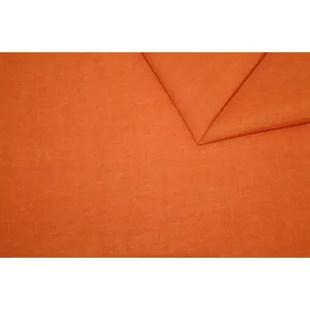 Potahová látka UNI Living oranžový melír - SLEVA 3% s kodem radost25