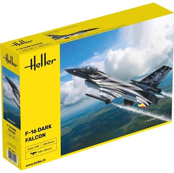 Plastikový model Heller 1/48 F-16 Dark Falcon
