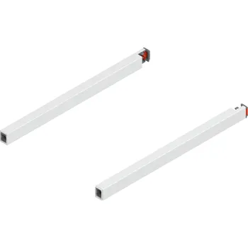 Nábytkové kování BLUM ZR4.550RS Podélná tyč/zábradlí pro MERIVOBOX, 550 mm, hedvábně bílá matná