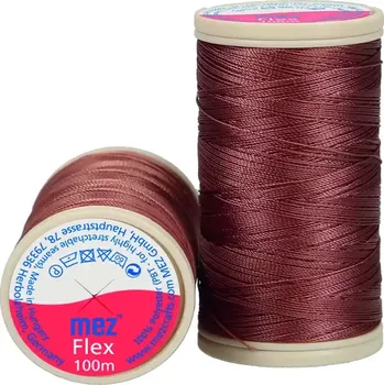Nit Elastická polyesterová nit 5185 Červenohnědá (MEZ FLEX 120)
