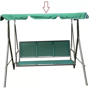 Zahradní sestava Stříška k houpačce COMFORT zelená - SLEVA 3% s kodem radost25