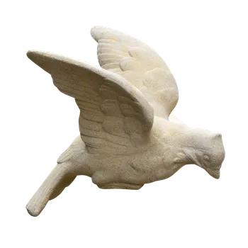 Zahradní dekorace ZahradniDekorace zahradní socha - Holubice (křídla), výška 22 cm, 1,5 kg