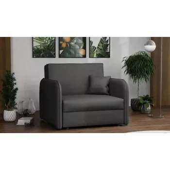 Křeslo Rozkládací křeslo Vivian Loft I Mono 247 tmavě šedá - SLEVA 3% s kodem radost25