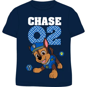 Dětská móda Paw Patrol - Tlapková patrola -Licence Chlapecké tričko - Paw Patrol 52022253, tmavě modrá Barva: Modrá tmavě, Velikost: 122