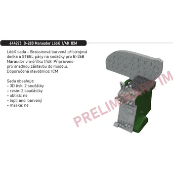 Plastikový model Eduard 1/48 B-26B Marauder LööK (ICM)