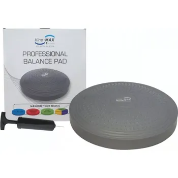 KINE-MAX Professional balance pad - stříbrná (KINE-MAX Professional balance pad - BALANČNÍ ČOČKA - stříbrná)