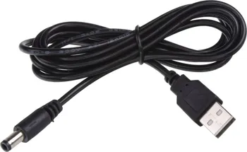 Napájecí redukce s kabelem USB-A/DC 34163 černá
