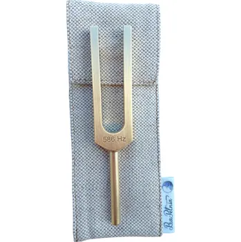 Příslušenství k hudebnímu nástroji Terapeutická ladička 586 Hz Cirkulace mosaz