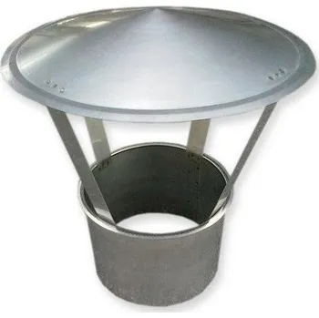 Kouřovod Komínová stříška NEREZ 140mm 15-05