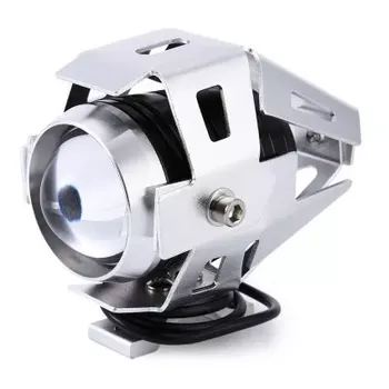 Přídavný světlomet Přídavné LED čočkové světlo na motorku 125 W stříbrné