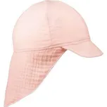 Esito Dětská kšiltovka s krytím krku mušelín Pink - růžová Vel. S