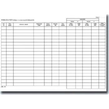 Tiskopis Kniha odeslaných faktur A4 151