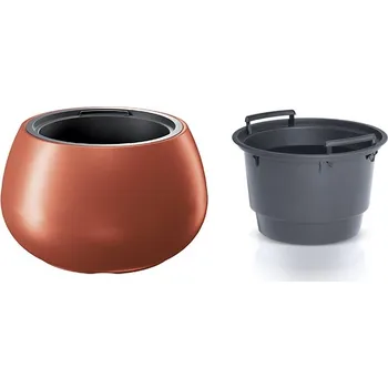 Květináč s vkladem HEOS měď 37cm