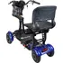 Elektrický invalidní skútr Eroute Fold 2 Pro Li-Ion modrý