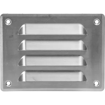 Ventishop KVMa 140x105 hliníková větrací mřížka se síťkou, hliník