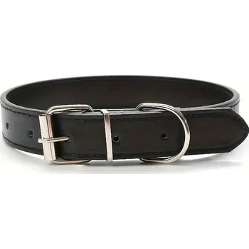 Obojek pro psa Kožený obojek pro psy (černý) Velikost: M