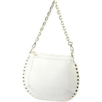 Kožená kabelka Luka bílá KZ2253320