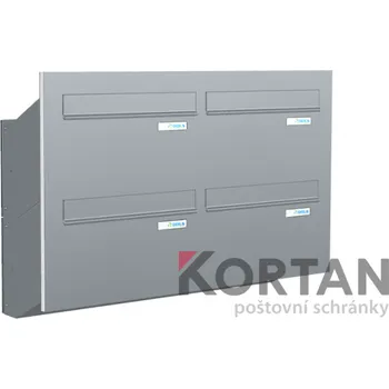 Poštovní schránka Poštovní schránka D-247 - do dveřního panelu - lakovaná RAL 9016 - dopravní bílá