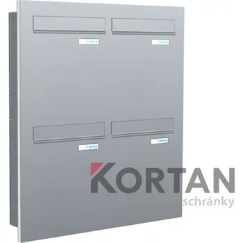 Poštovní schránka Poštovní schránka typu A (300x330x100) - do dveřního panelu - lakovaná RAL 9016 - dopravní bílá