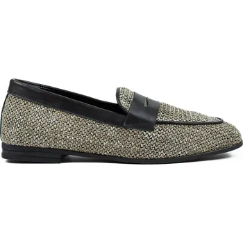 Dámské mokasíny Guero Dámské zelené mokasíny z lýka Velikost: 38