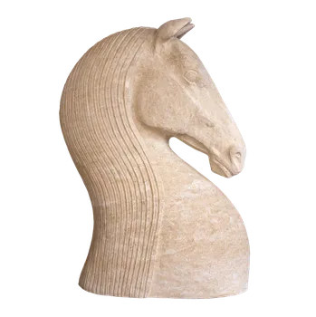 Zahradní dekorace ZahradniDekorace sochy zvířat - Hlava koně velká, výška 115 cm, 350 kg