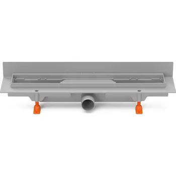 Odvodňovací žlab Podlahový linear. žlab ke stěně 350 mm, boční D40, bez mřížky