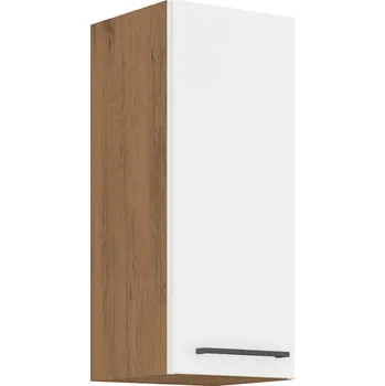 Kuchyňská linka Horní skříňka, dub lancelot / bílá extra vysoký lesk HG, VEGA 30 G-72 1F