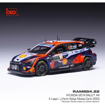 autíčko Hyundai i20 N Rally1 - Rallye Monte Carlo 2023 #4 Lappi - Ferm 1:43 IXO