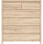 Komoda Kaspian KOM6S, dub sonoma - SLEVA 3% s kodem radost25