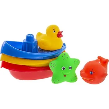 TULLO Loďky do vody se zvířátky