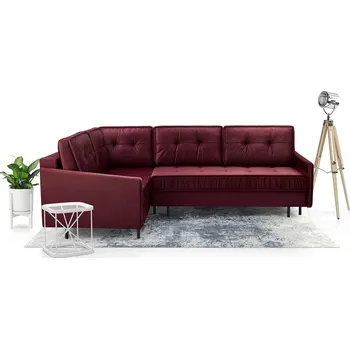 Obývací stěna Sedací souprava L Aladin - vínová