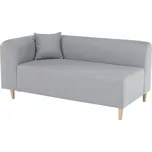 Pohovka BROKEN - šedá látka, levá - SLEVA 3% s kodem radost25